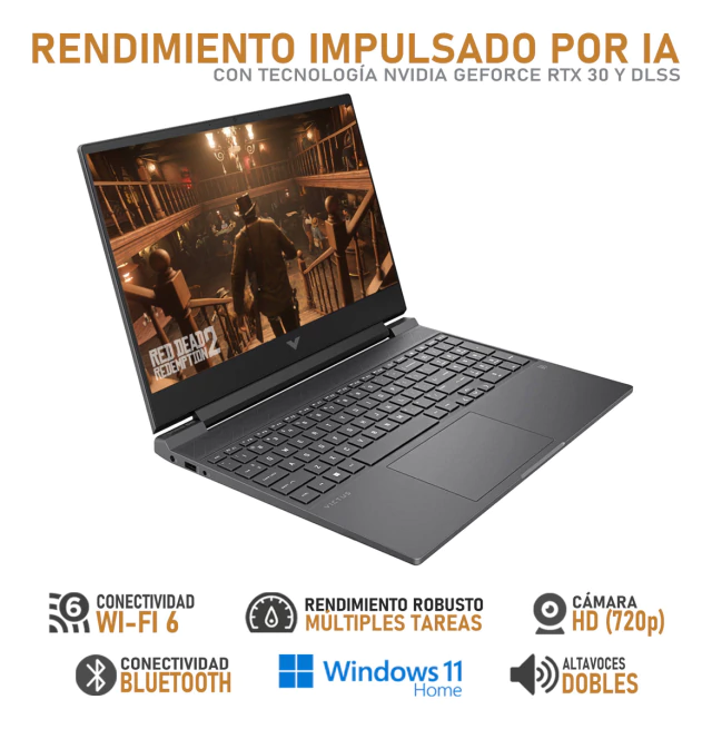 Laptop Gamer Hp Victus Nvidia Geforce Rtx 3050 - Imagen 3