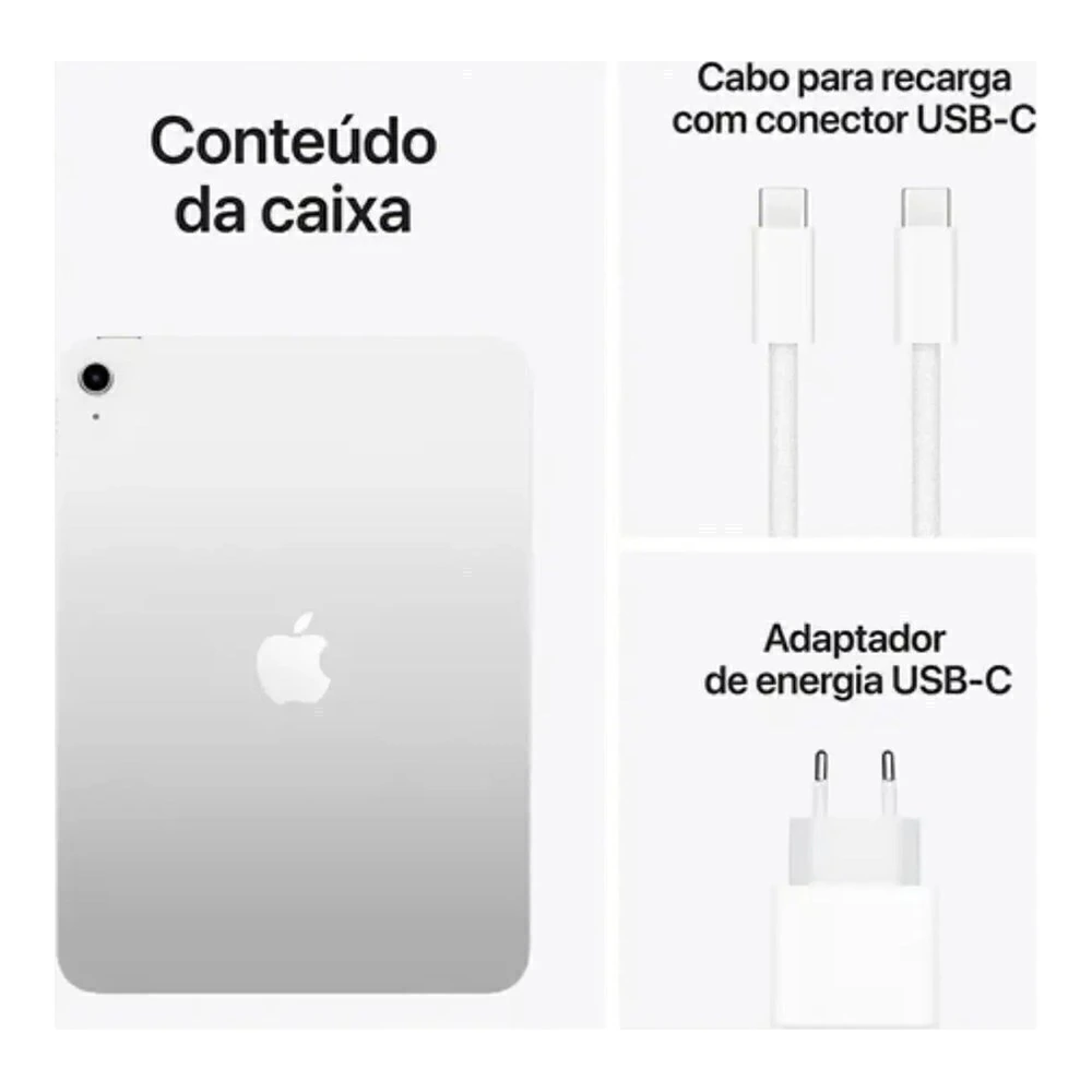 iPad 11 Apple Chip A16, Wi-Fi, 128GB, Color Plata - Imagen 2