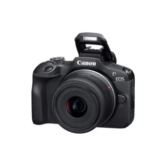 Cámara Canon Mirrorless Eos R100 Rf-s 18-45mm F4.5-6.3 Is St Color Negro